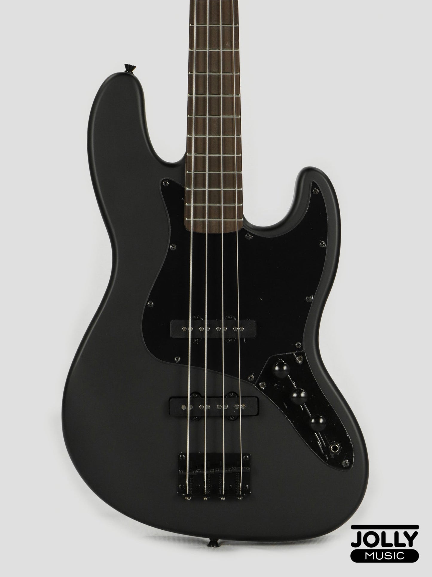 JCraft X Series JBX-1 Offset 4-String Bass Guitar -  Matte Black