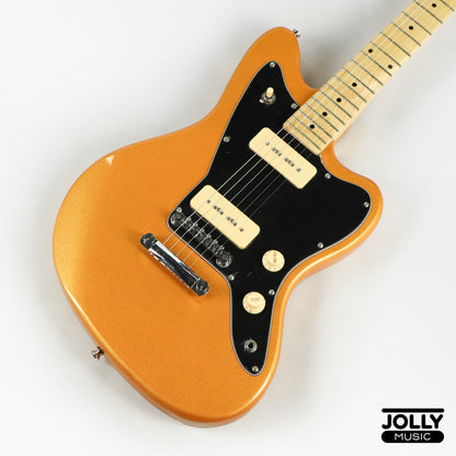 JCraft JZ-1 Offset Electric Guitar - Metallic Orange