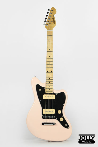 JCraft JZ-1 Offset Electric Guitar - Shell Pink