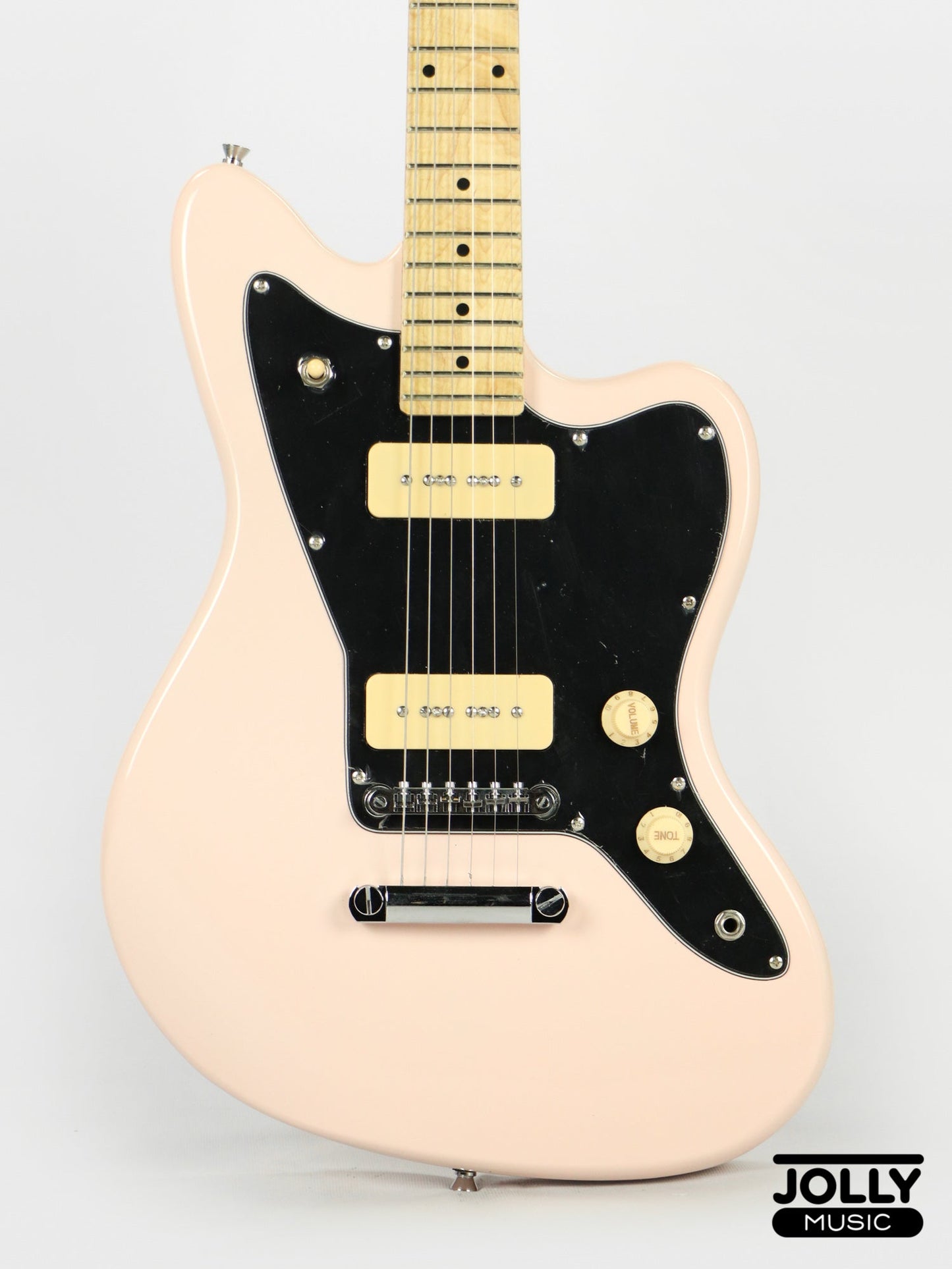 JCraft JZ-1 Offset Electric Guitar - Shell Pink