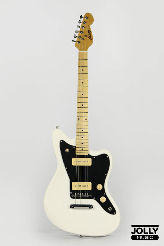 JCraft JZ-1 Offset Electric Guitar - White