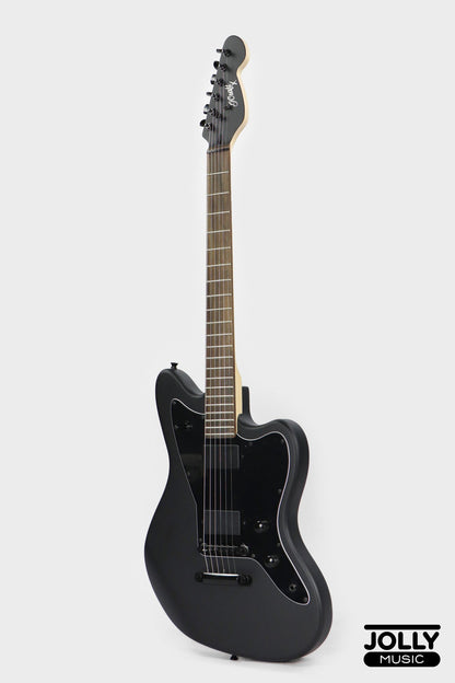 JCraft X Series JZX-1 Jazzmaster Electric Guitar - Black