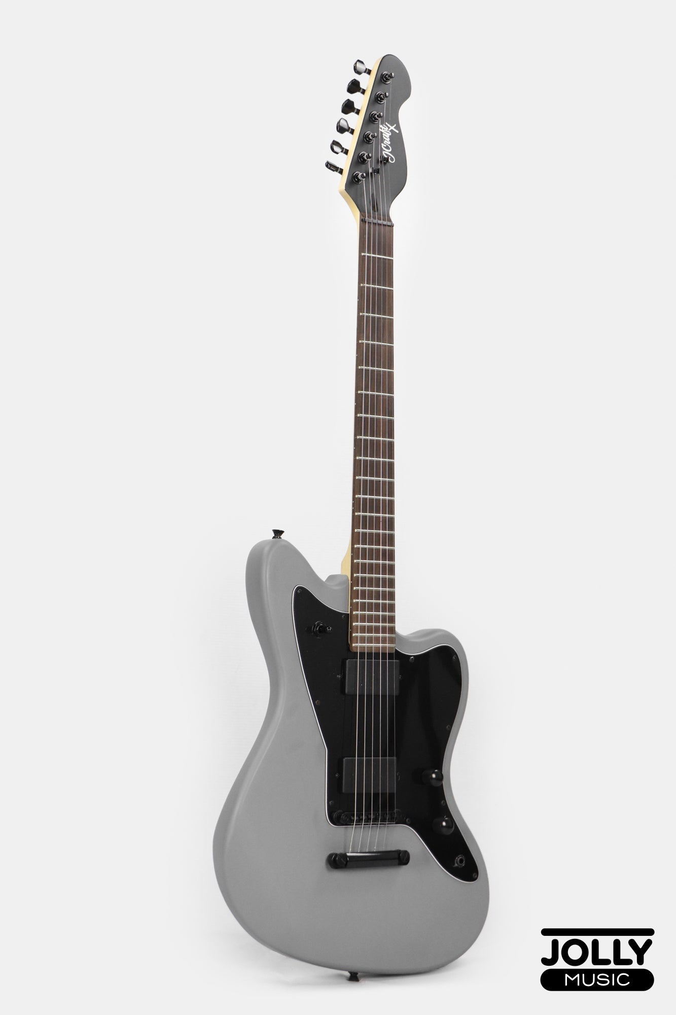 JCraft X Series JZX-1 Jazzmaster Electric Guitar - Grey