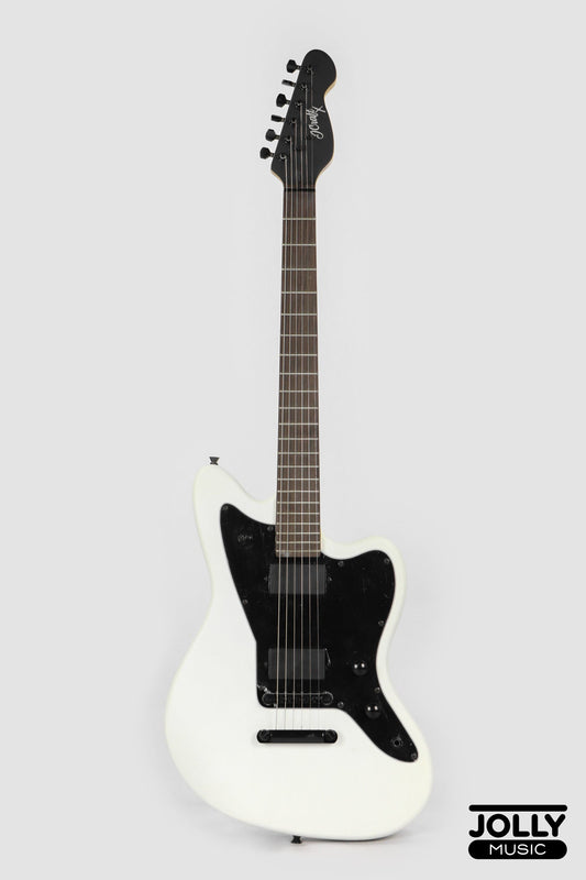 JCraft X Series JZX-1 Jazzmaster Electric Guitar - White