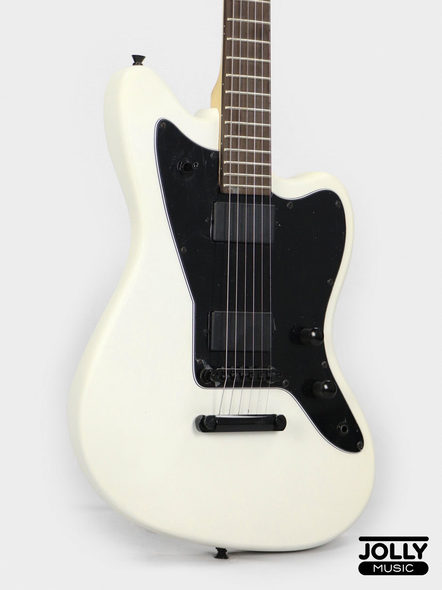 JCraft X Series JZX-1 Jazzmaster Electric Guitar - White