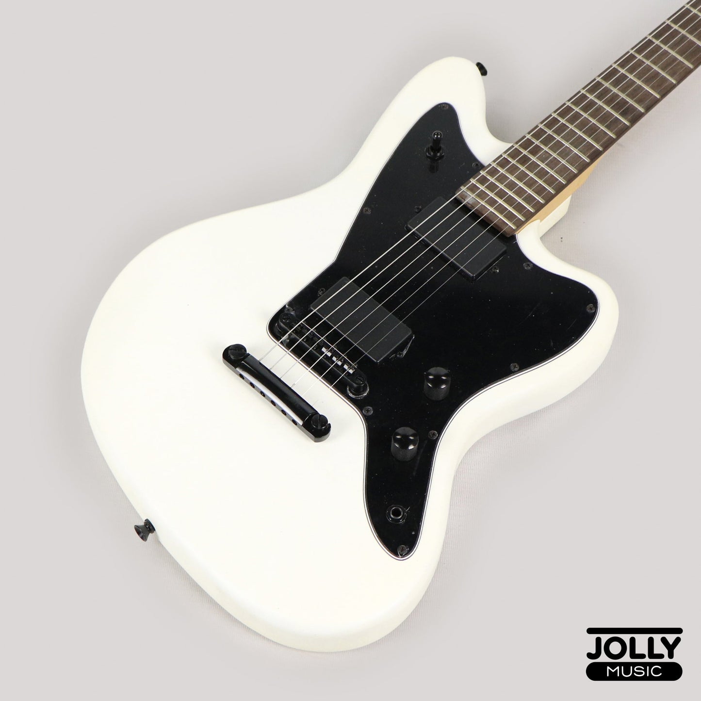 JCraft X Series JZX-1 Jazzmaster Electric Guitar - White