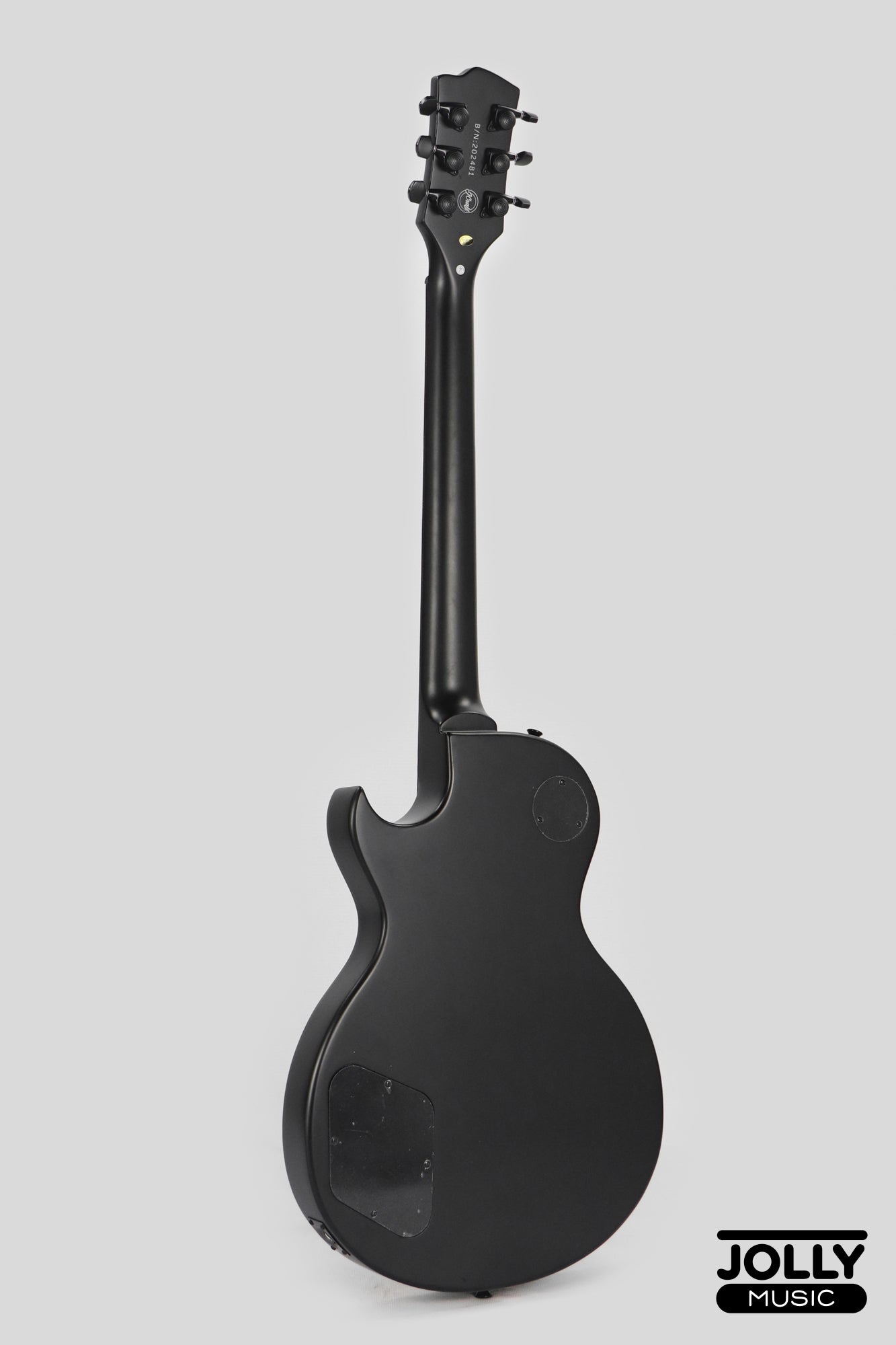 J-Craft X LPX-2 Archtop Single Cut Stainless Steel Frets Electric Guitar - Shadow Black