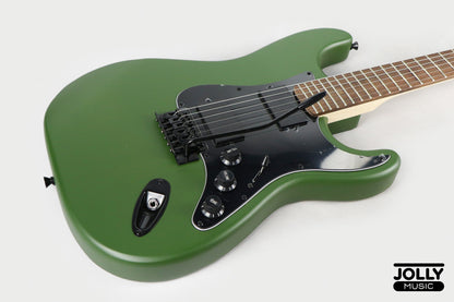 J-Craft X Series LSX-1 HH Modern S-Style Electric Guitar - Army Green