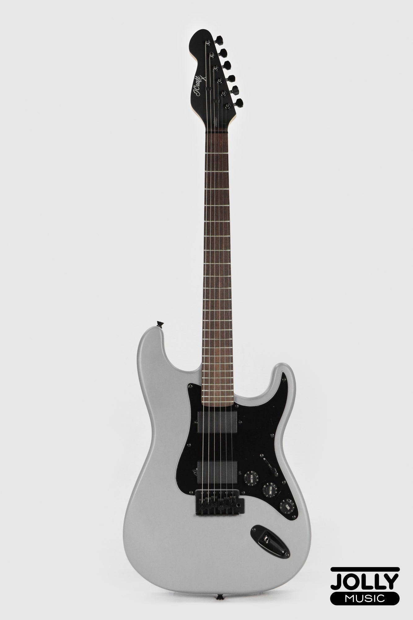 J-Craft X Series LSX-1 HH Modern S-Style Electric Guitar - Gunmetal