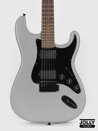 J-Craft X Series LSX-1 HH Modern S-Style Electric Guitar - Gunmetal