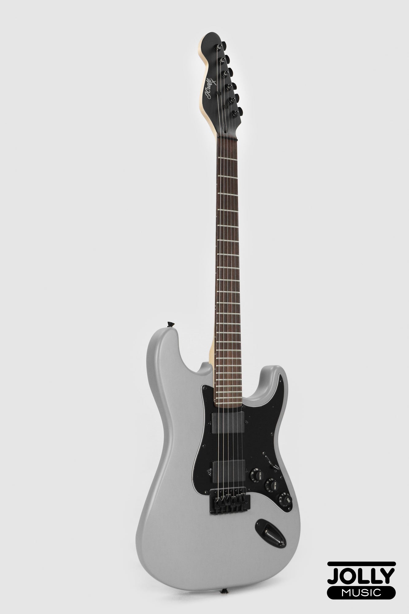 J-Craft X Series LSX-1 HH Modern S-Style Electric Guitar - Gunmetal