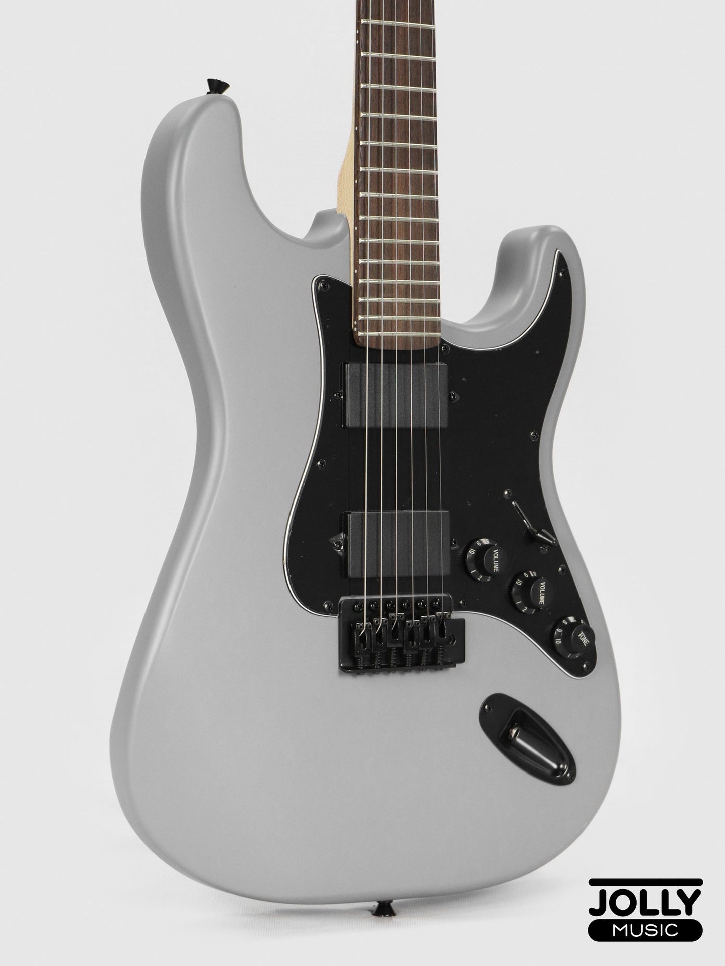 J-Craft X Series LSX-1 HH Modern S-Style Electric Guitar - Gunmetal