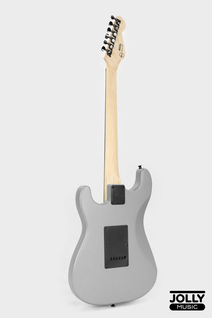 J-Craft X Series LSX-1 HH Modern S-Style Electric Guitar - Gunmetal