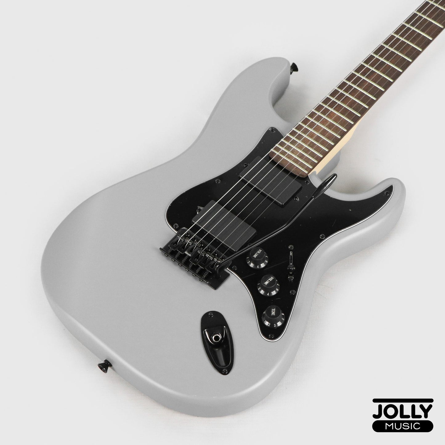 J-Craft X Series LSX-1 HH Modern S-Style Electric Guitar - Gunmetal