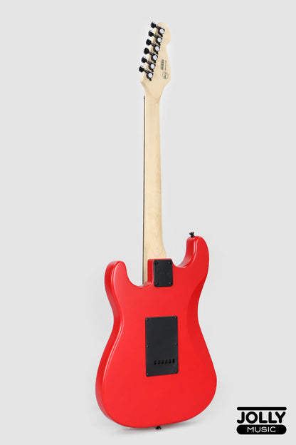 J-Craft X Series LSX-1 HH Modern S-Style Electric Guitar - Lockdown Red Ltd. Ed.