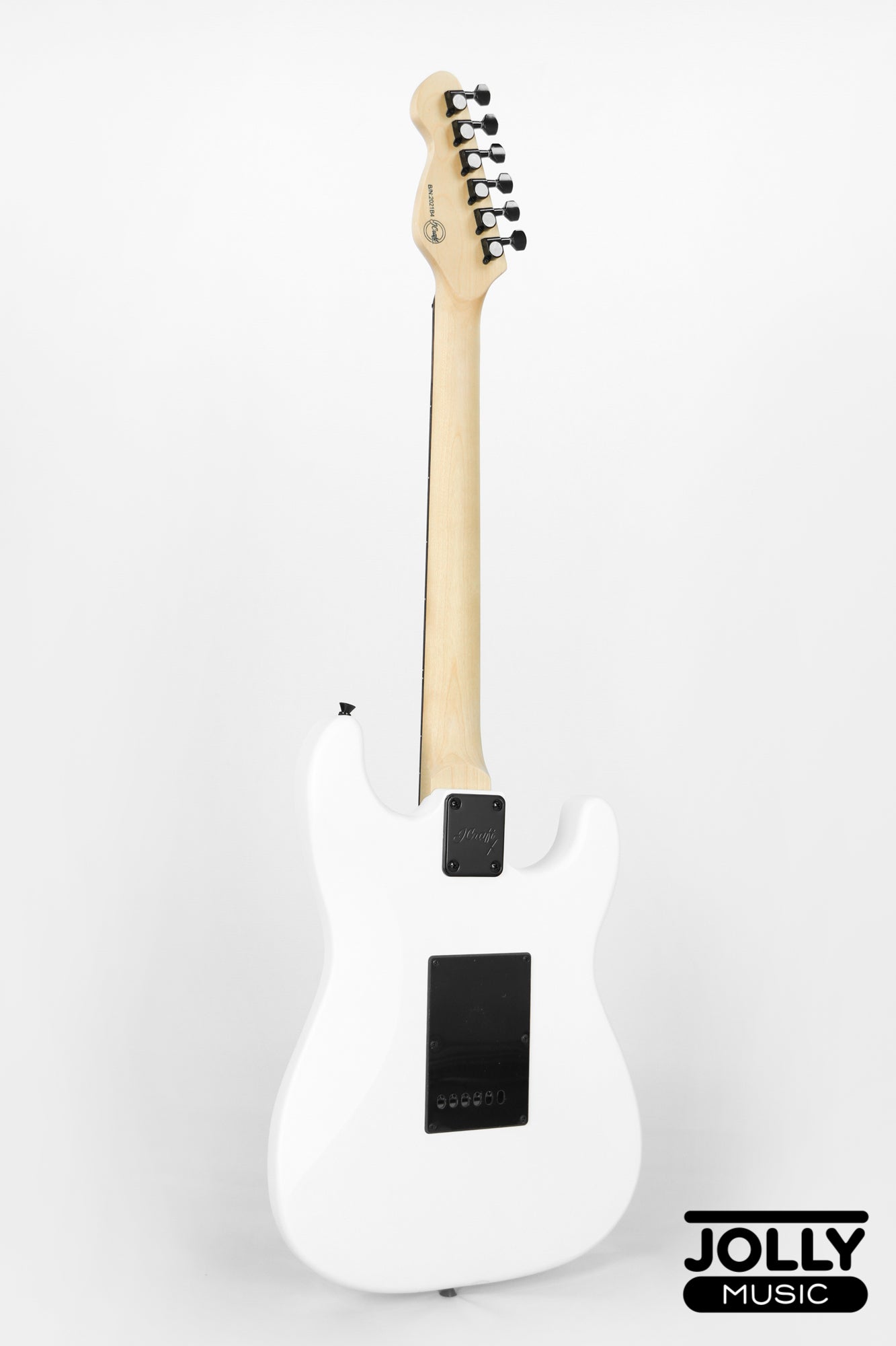 JCraft X Series LSX-1 LEFT HAND HH Modern S-Style Electric Guitar - Snow