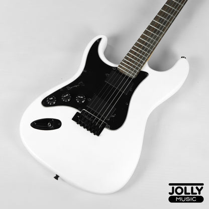 JCraft X Series LSX-1 LEFT HAND HH Modern S-Style Electric Guitar - Snow