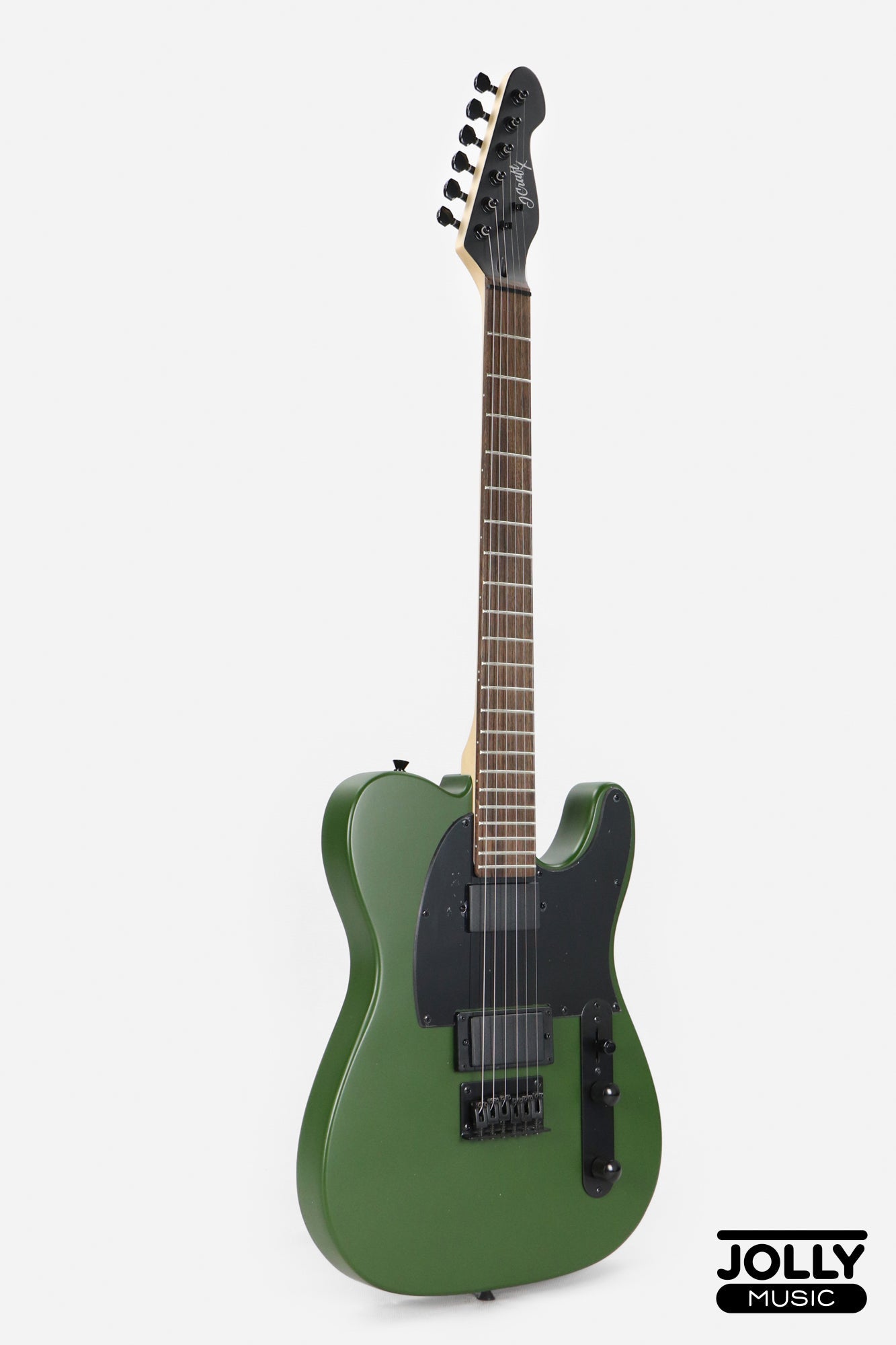 JCraft LTX-1 Double Humbucker Electric Guitar with Gigbag - Army Green