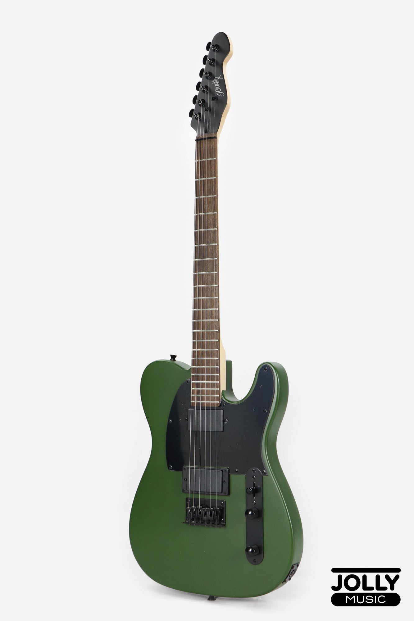 JCraft LTX-1 Double Humbucker Electric Guitar with Gigbag - Army Green