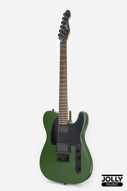 JCraft LTX-1 Double Humbucker Electric Guitar with Gigbag - Army Green