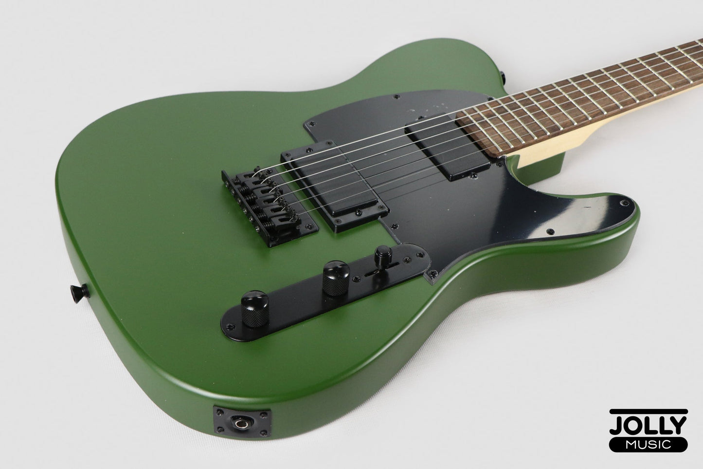 JCraft LTX-1 Double Humbucker Electric Guitar with Gigbag - Army Green