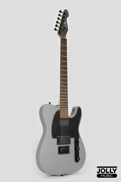 JCraft LTX-1 Double Humbucker Electric Guitar with Gigbag - Gunmetal