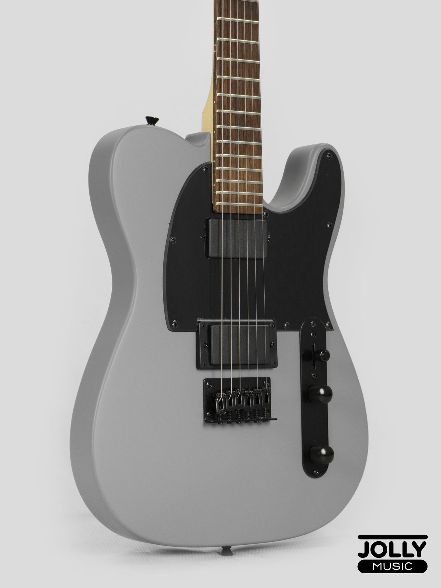 JCraft LTX-1 Double Humbucker Electric Guitar with Gigbag - Gunmetal