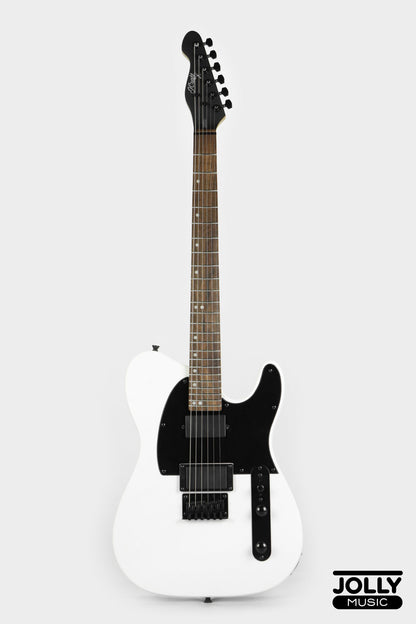 JCraft X Series LTX-2 2025 Electric Guitar - Satin White (Stainless Steel Frets)