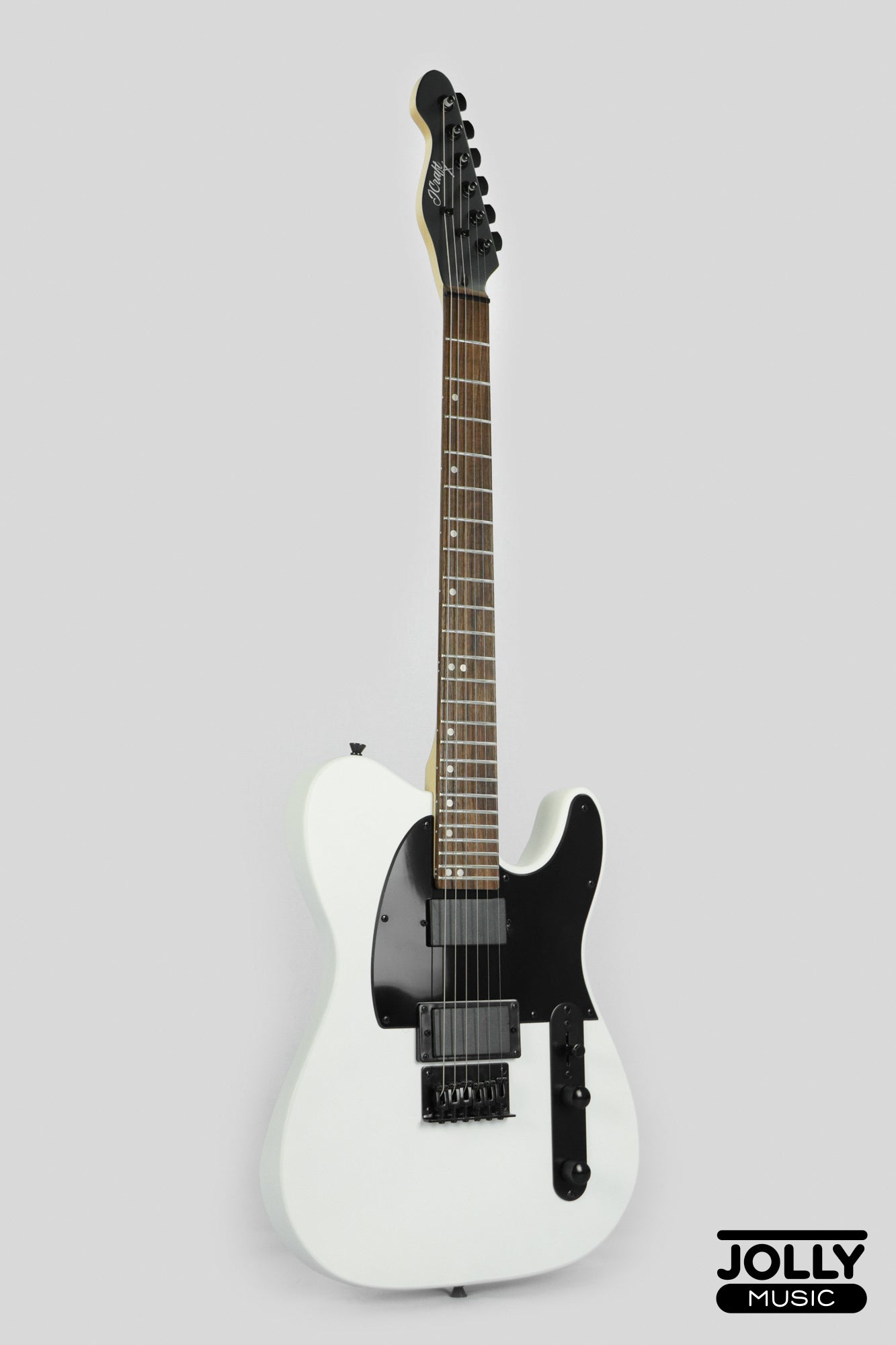 JCraft X Series LTX-2 2025 Electric Guitar - Satin White (Stainless Steel Frets)