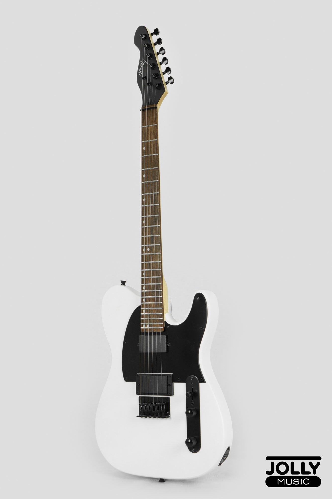 JCraft X Series LTX-2 2025 Electric Guitar - Satin White (Stainless Steel Frets)