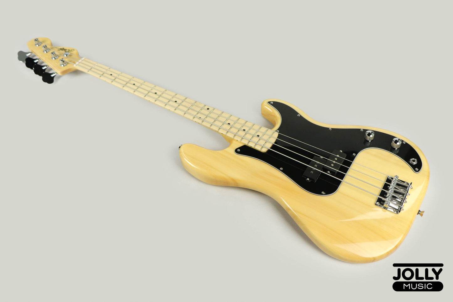 JCraft PB-2 4-String Bass Guitar - Natural