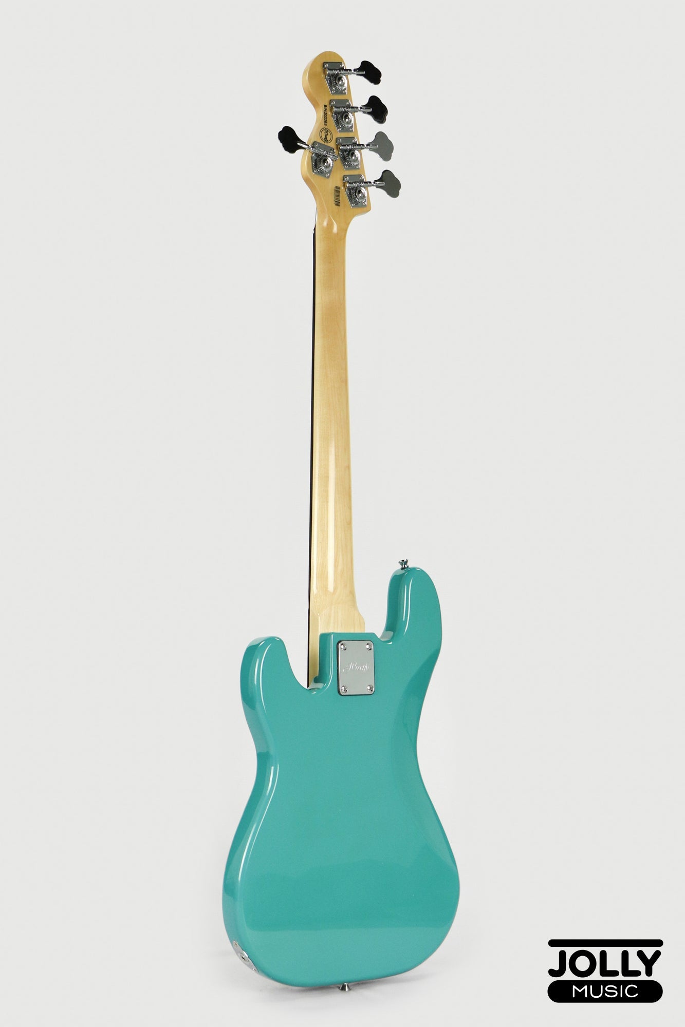 JCraft PJ-2 5-String P+J Style Bass Guitar - Tidepool Blue