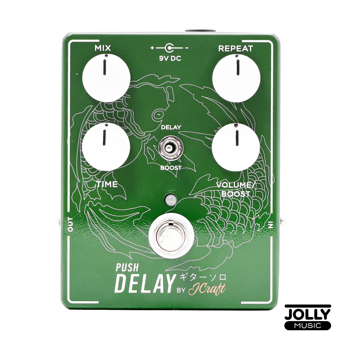 JCraft Push Delay Clean Boost / Analog Delay Pedal