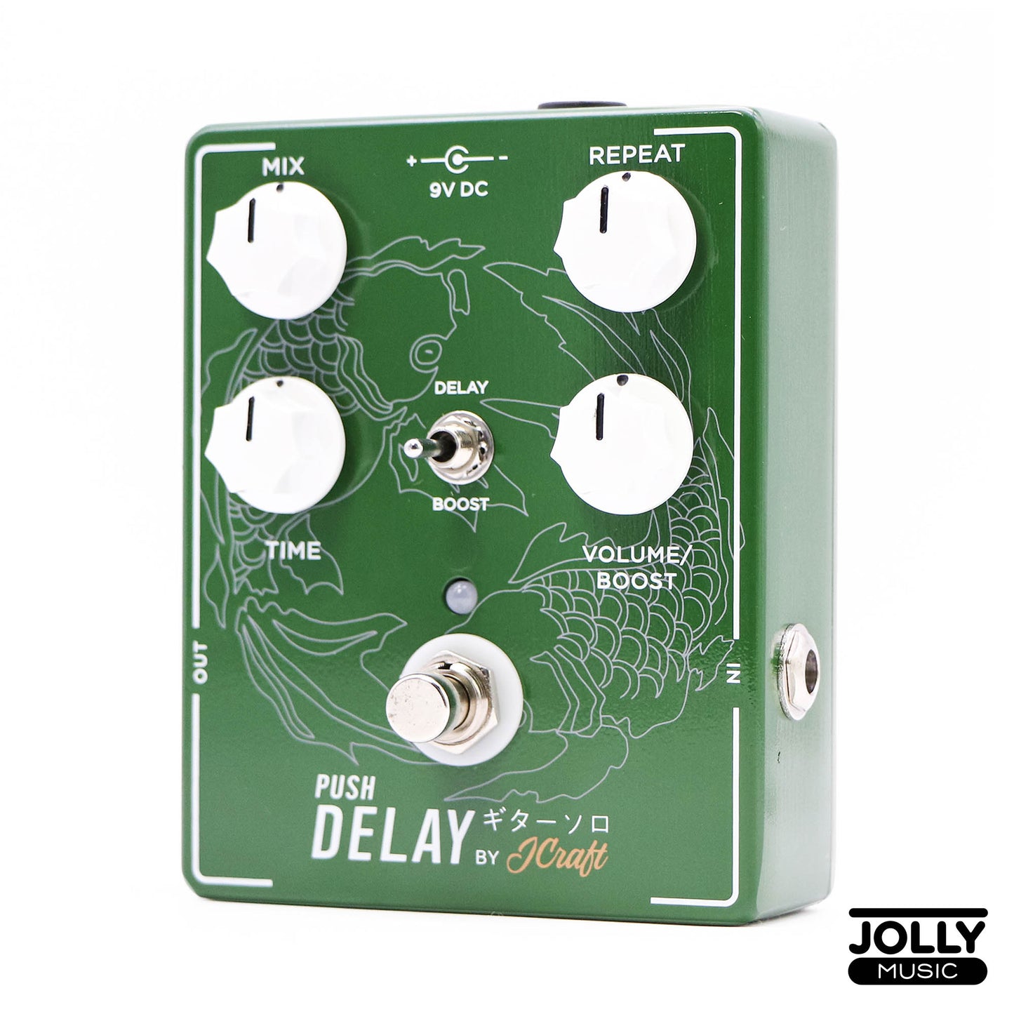 JCraft Push Delay Clean Boost / Analog Delay Pedal