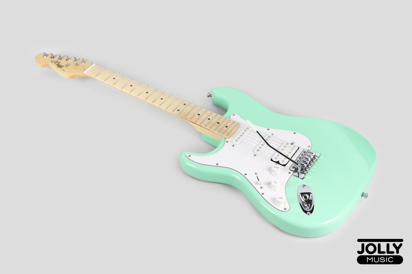 JCraft S-1 LEFT HAND S-Style Electric Guitar with Gigbag - Surf Green