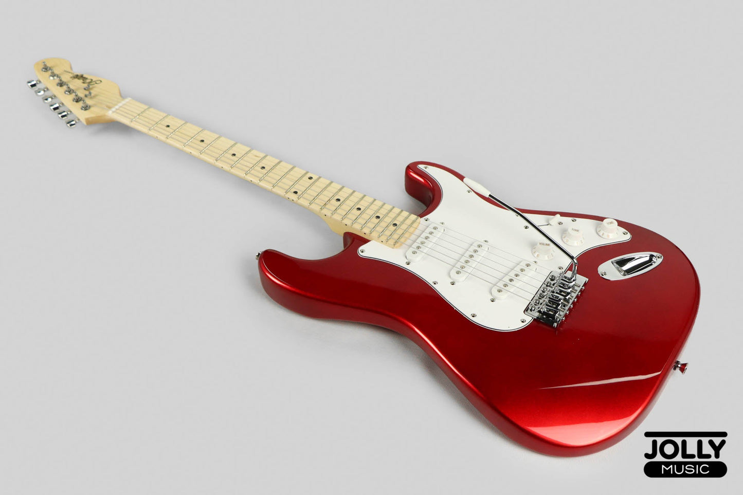 JCraft S-1 S-Style Electric Guitar with Gigbag - Metallic Red