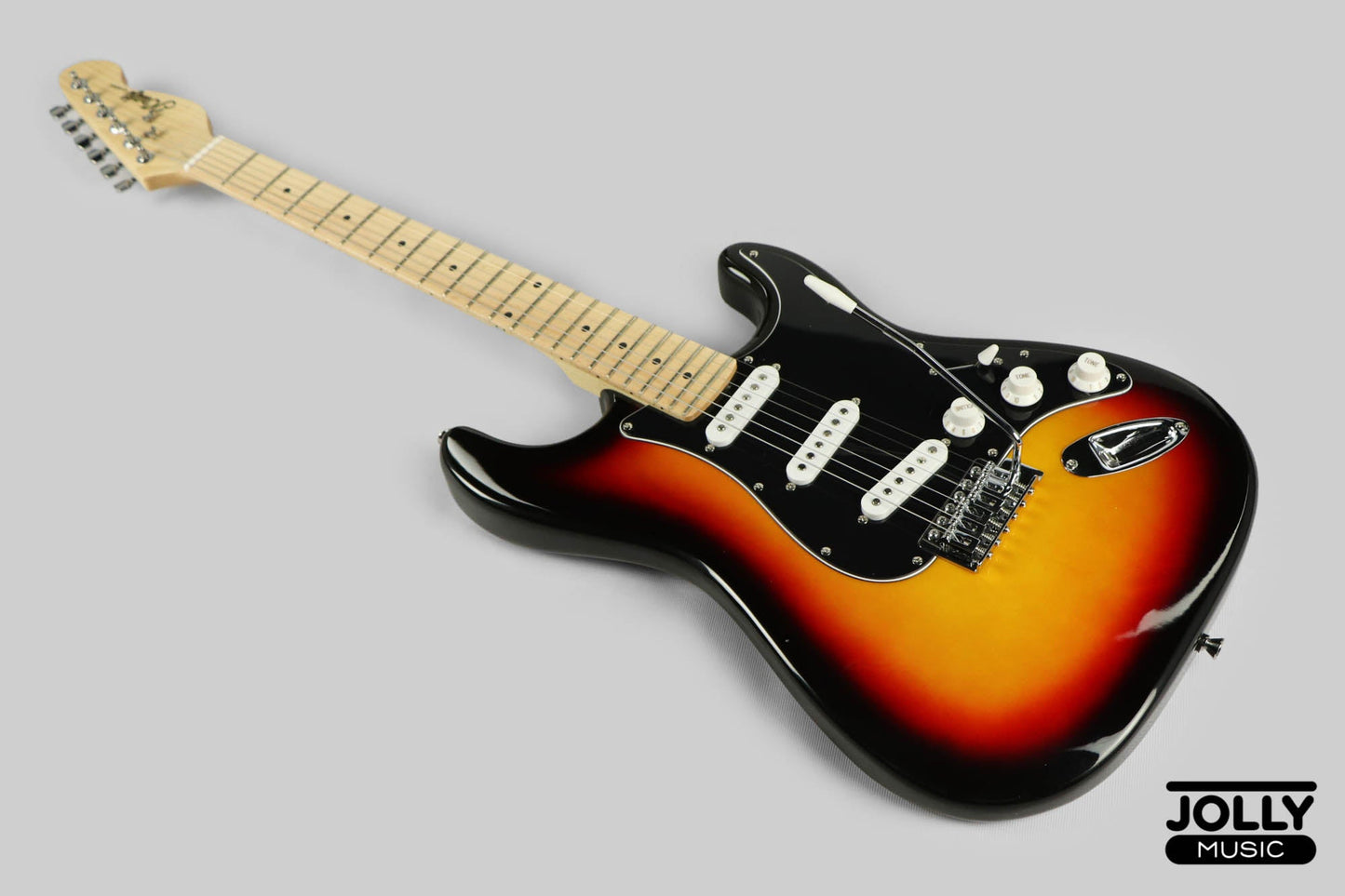 JCraft S-1 S-Style Electric Guitar with Gigbag - Sunburst