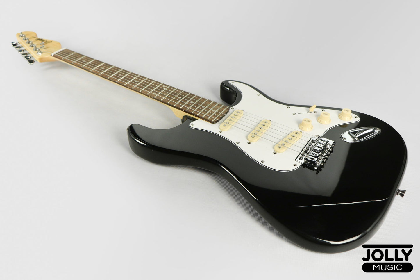 JCraft S-2 S-Style Electric Guitar - RW / Black