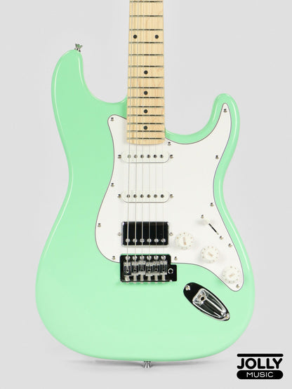 JCraft S-2HC HSS Electric Guitar with Gigbag - Surf Green