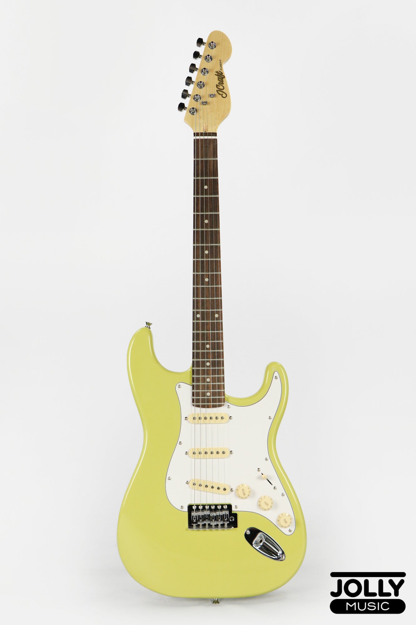 JCraft S-2 S-Style Electric Guitar - RW / Khaki