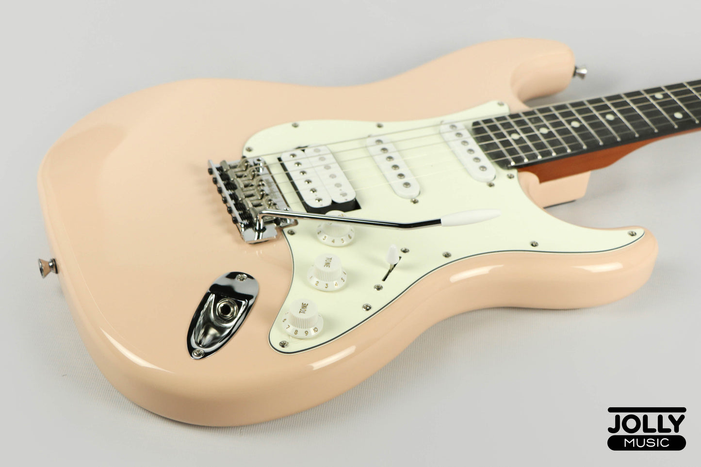 JCraft S-3H Special 2023 HSS S-Style Electric Guitar Roasted Maple - Shell Pink