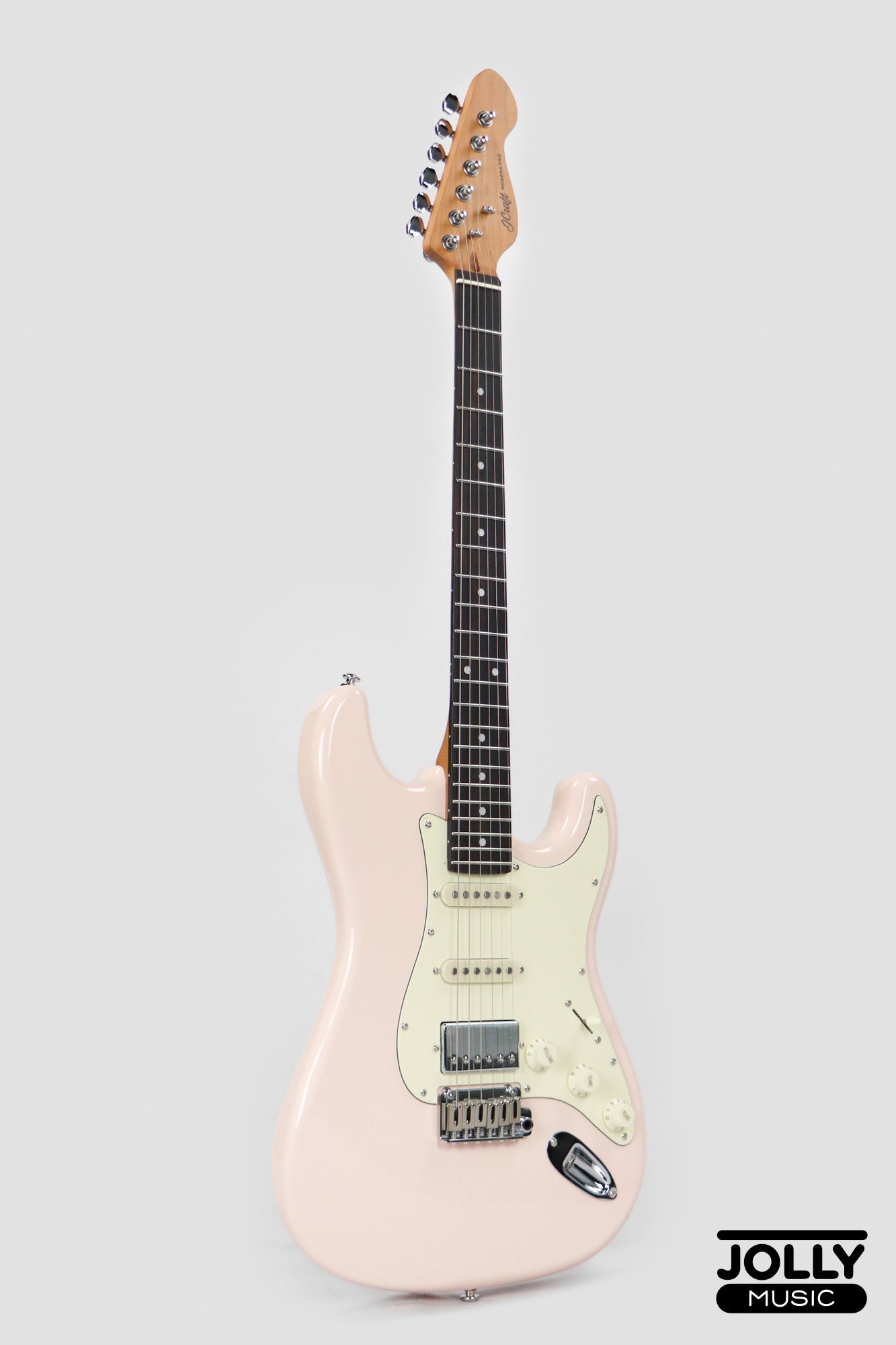 JCraft S-3HC Modern PRO HSS Electric Guitar - Lisbon Rose