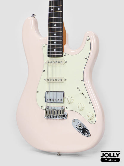 JCraft S-3HC Modern PRO HSS Electric Guitar - Lisbon Rose