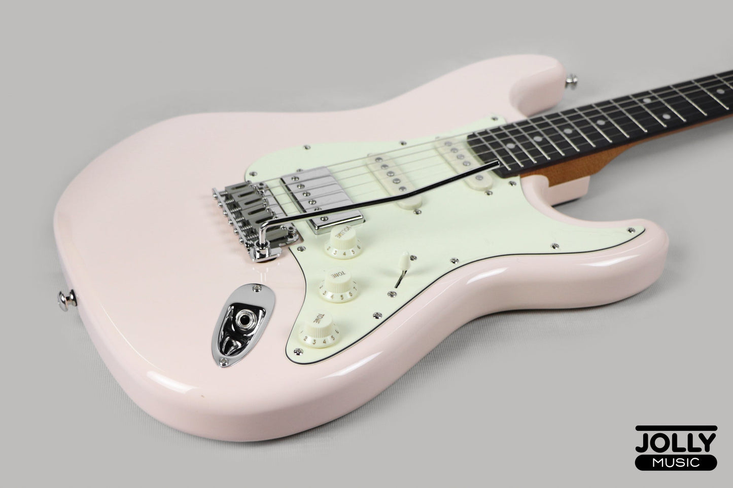 JCraft S-3HC Modern PRO HSS Electric Guitar - Lisbon Rose