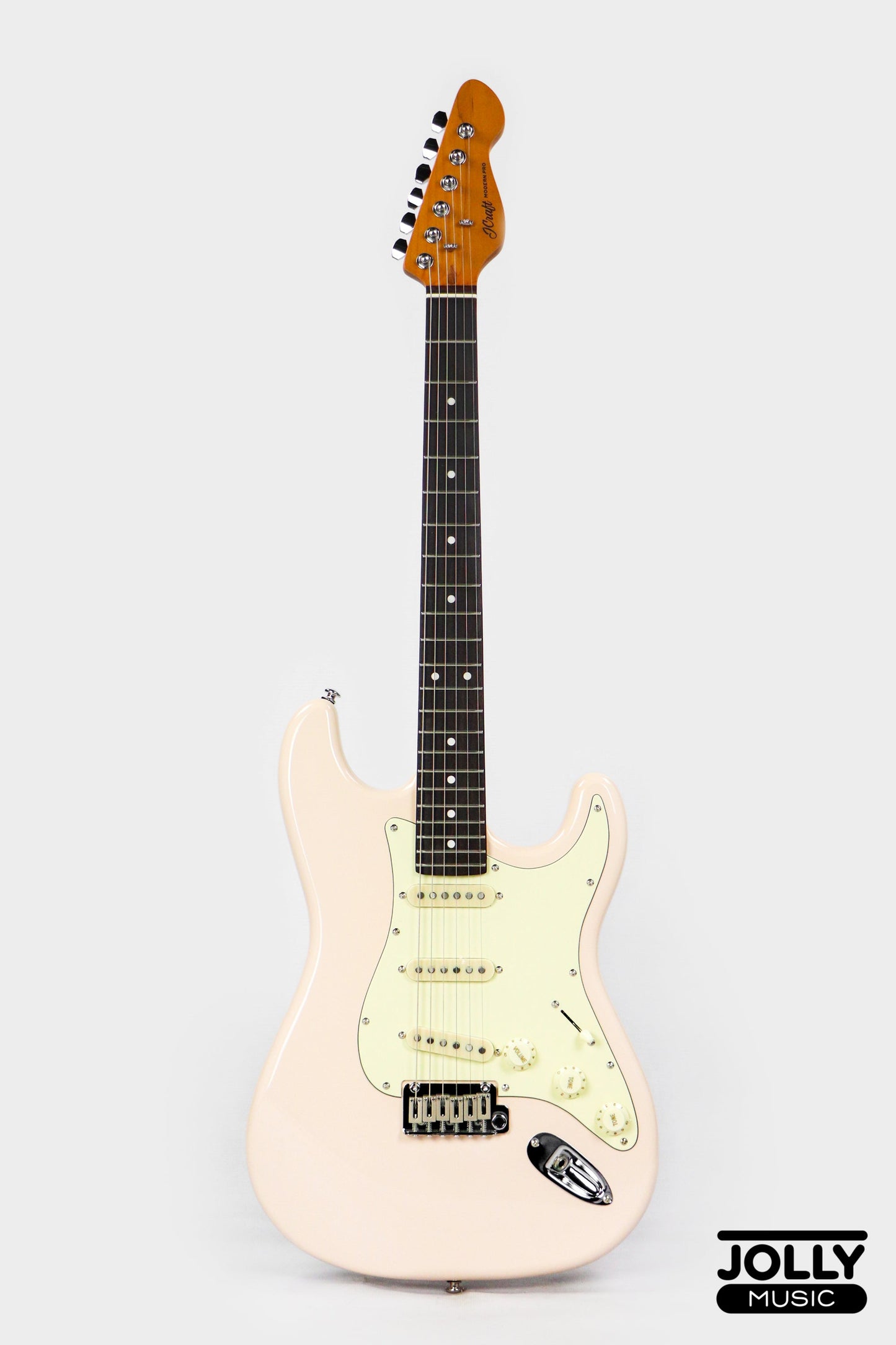 JCraft S-3 Modern PRO SSS Electric Guitar - Lisbon Rose