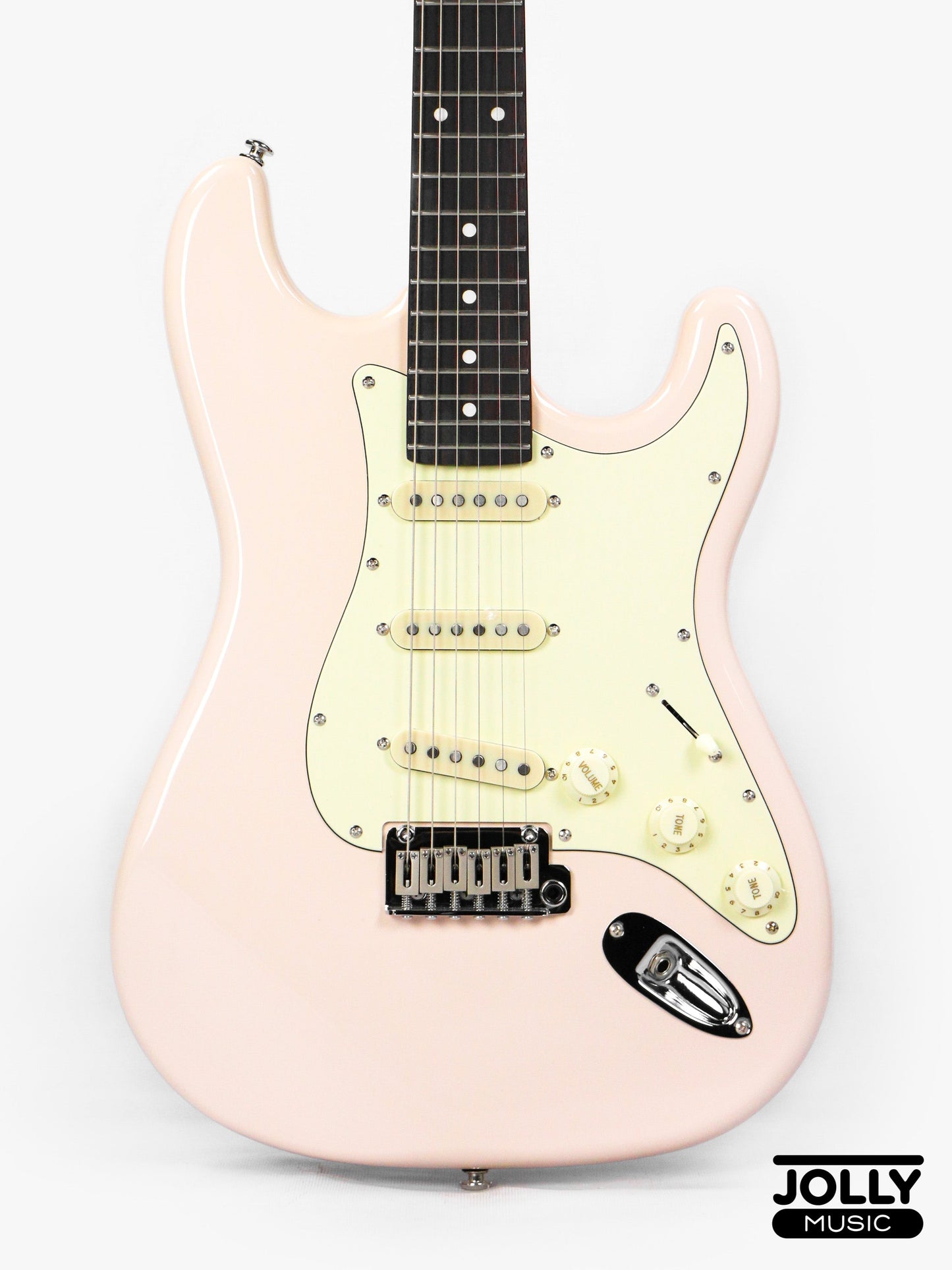 JCraft S-3 PRO Modern SSS Electric Guitar - Lisbon Rose