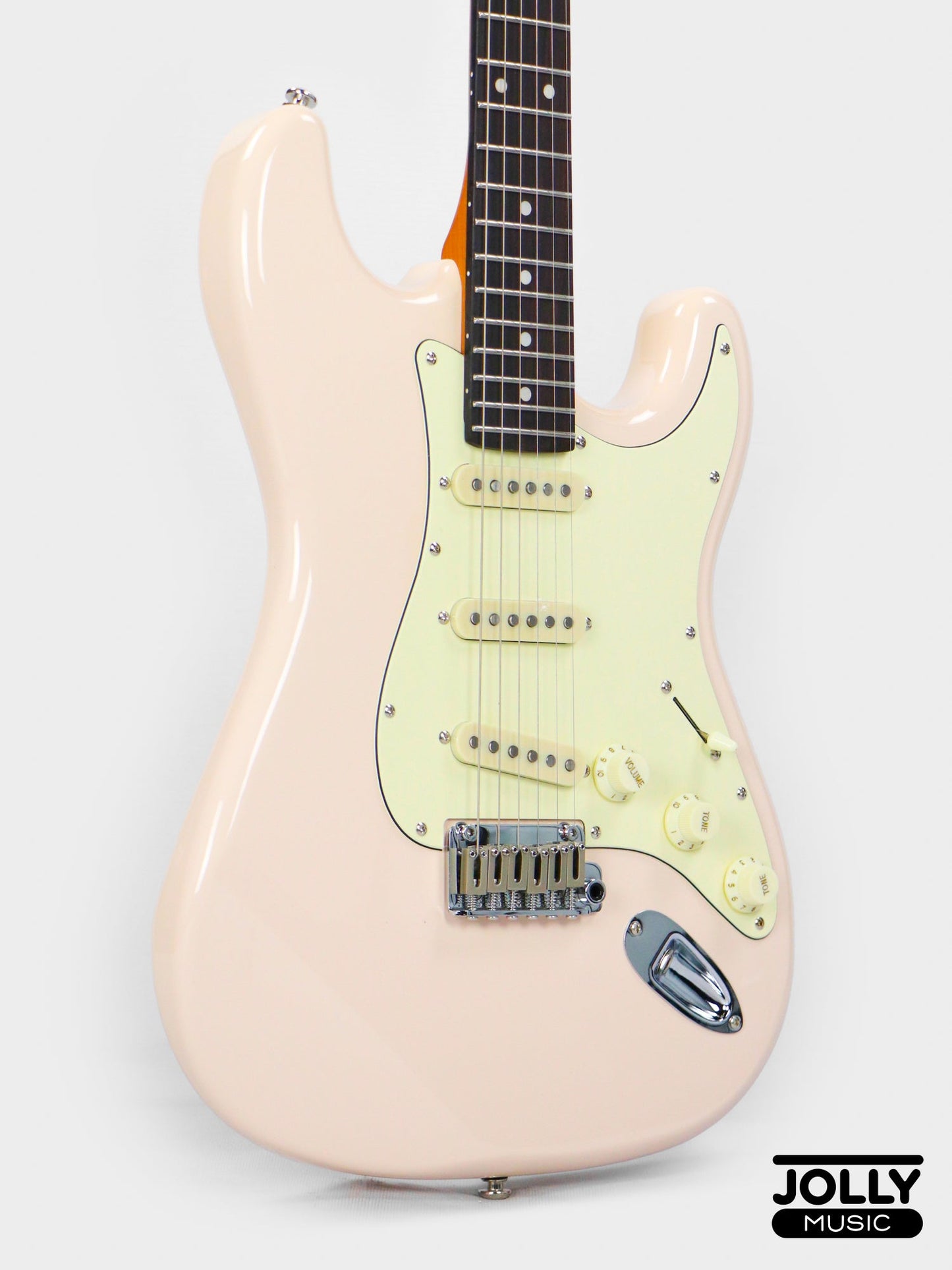 JCraft S-3 Modern PRO SSS Electric Guitar - Lisbon Rose