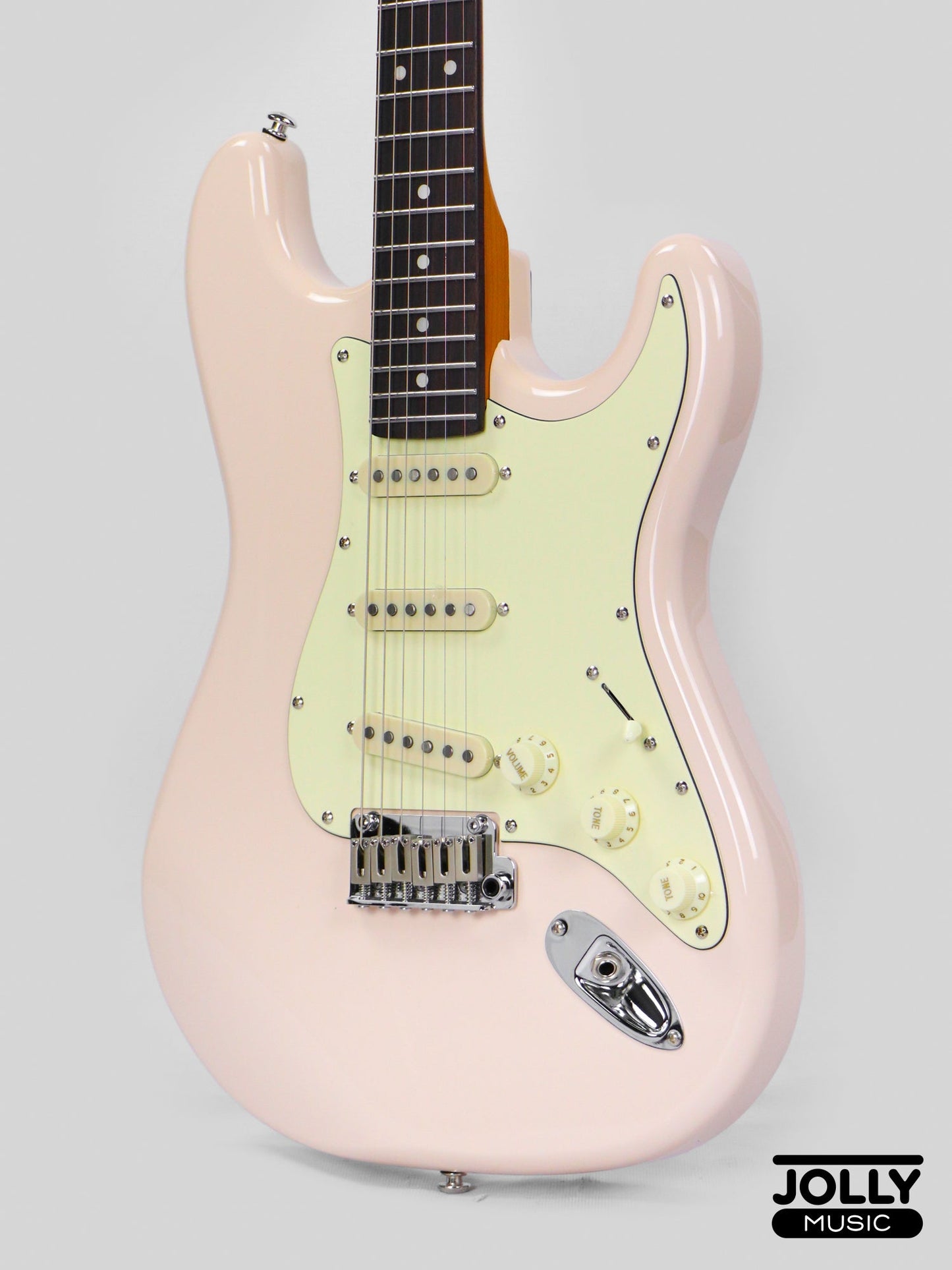 JCraft S-3 Modern PRO SSS Electric Guitar - Lisbon Rose