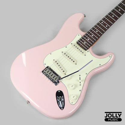 JCraft S-3 Modern PRO SSS Electric Guitar - Shell Pink