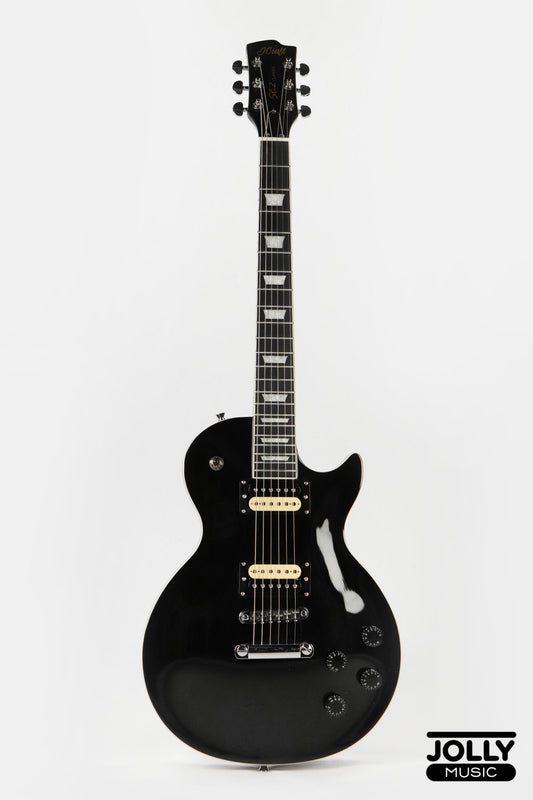 JCraft SC-2 Single Cut Electric Guitar - Tuxedo Black